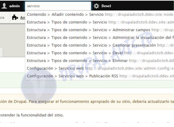 Admin Toolbar Module Drupal | www.drupaladicto.com - Consultor especializado en drupal y symfony