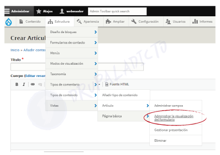 Field Group Drupal | www.drupaladicto.com - Consultor especializado en drupal y symfony
