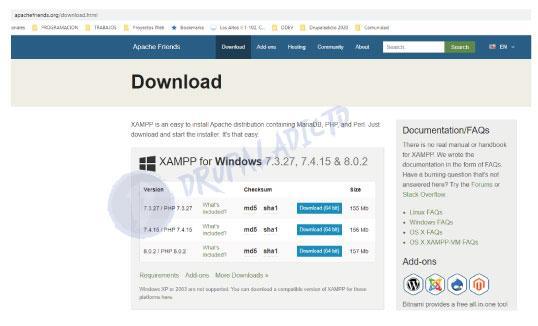 xampp Drupal | www.drupaladicto.com - Consultor especializado en drupal y symfony xampp Drupal | www.drupaladicto.com - Consultor especializado en drupal y symfony