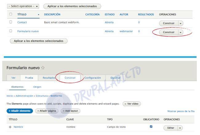 Webform Drupal Module | www.drupaladicto.com - Consultor especializado en drupal y symfony Webform Drupal Module | www.drupaladicto.com - Consultor especializado en drupal y symfony