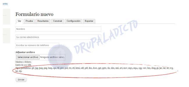 Webform Drupal Module | www.drupaladicto.com - Consultor especializado en drupal y symfony Webform Drupal Module | www.drupaladicto.com - Consultor especializado en drupal y symfony