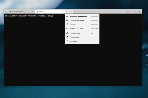 windows terminal - www.drupaladicto.org Formacion especializada en drupal y symfony - roles permisos y usuarios