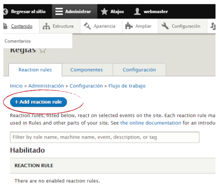 Rules Drupal Module | www.drupaladicto.com - Consultor especializado en drupal y symfony
