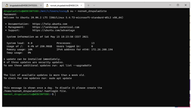 docker - www.drupaladicto.org Formacion especializada en drupal y symfony - roles permisos y usuarios